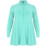 Turquoise Polyester Yoek Blouses lange mouwen  in maat L voor Dames 