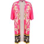 Roze Polyester Yoek Nacht Kimono's  in maat XXL voor Dames 