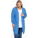 Blauwe Acryl Yoek Gebreide Gebreide vesten  in maat XL voor Dames 