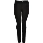Zwarte Polyester High waist Yoek Skinny jeans  in maat 3XL in de Sale voor Dames 