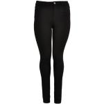 Zwarte Polyester High waist Yoek Skinny jeans  in maat 5XL in de Sale voor Dames 