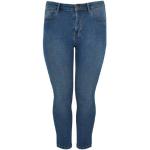 Flared Lichtblauwe Elasthan High waist Yoek Skinny jeans voor Dames 