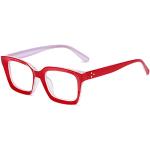 Rode Rechthoekige brillen  in maat L Sustainable voor Dames 
