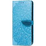 Blauwe Siliconen Motorola Moto G6 Plus hoesjes type: Flip Case Sustainable 