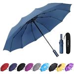 Donkerblauwe Opvouwbare paraplu's  in Onesize voor Dames 