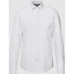 Witte All over print Zakelijke overhemden kentkraag in de Sale voor Heren 
