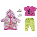Zapf Creation BABY Born Poppenkleding - Designerkleding met Modeaccessoires - Luxe Regenkledij