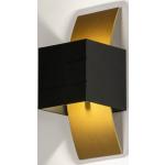 Moderne Gouden Aluminium G9 Wandlampen Vierkant 