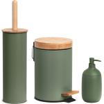 Scandinavische Groene Bamboe Zeller WC Borstels met motief van Bamboe 3 stuks 
