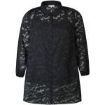 Zhenzi semi-transparante blouse met all over print zwart