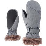 Ziener Dames KEM MITTEN lady glove skihandschoenen/wintersport | warm, ademend, grijs (grey melange), 6,5