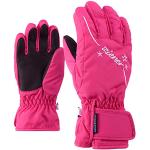 Ziener Meisjes Lula AS Girls Glove Junior Skihandschoenen / Wintersport | waterdicht, ademend, roze (pop roze), 7,5