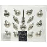 Zilveren Decoris Kerstballen 