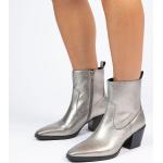Cowboy Zilveren Laarzen met blokhak Blokhakken  in 38 in de Sale voor Dames 