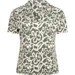 Casual Groene All over print V-hals T-shirts V-hals  in maat XXL voor Dames 