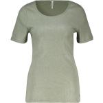 Casual Kaki T-shirts met ronde hals  voor een Stappen / uitgaan / feest Ronde hals  in maat XXL voor Dames 