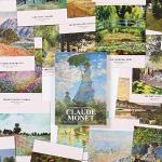 ZPPLD 30 ansichtkaarten, kunstansichtkaarten, beroemde schilderij-ansichtkaarten, vintage ansichtkaart, landschapskaarten, ansichtkaarten voor vrienden en klasgenoten (Monet)