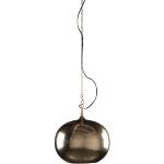 Zuiver Pendant Lamp Hamered Round Brass, Messing, E27
