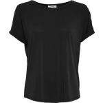 Zwarte Modal Moss Copenhagen T-shirts met ronde hals Ronde hals  in maat XL voor Dames 