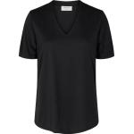 Zwarte freequent V-hals T-shirts V-hals  in maat XXL voor Dames 