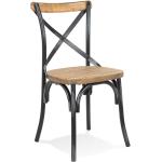 Landelijke Beige Houten Alterego Design Bloemen Design stoelen 