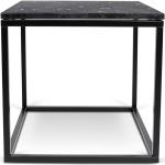Zwart marmeren tafeltje met zwart 50x50cm TemaHome Prairie
