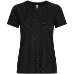 Casual Zwarte Polyester Jacqueline de Yong Effen T-shirts  voor de Lente Ronde hals  in maat S in de Sale voor Dames 