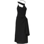 Klassieke Zwarte Polyamide Stretch Jacquemus Crêpe Party jurken asymmetrische in de Sale voor Dames 