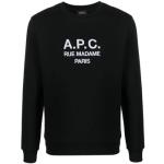 Casual Zwarte A.P.C. All over print Sweatshirts met print Ronde hals  in maat XL Bio in de Sale voor Heren 