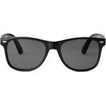 Retro Zwarte Polarized Zonnebrillen voor Heren 