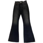 Zwarte Stretch Denham Flared jeans  in maat XS  lengte L32  breedte W29 in de Sale voor Dames 
