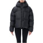 Zwarte Polyester adidas Gewatteerde Korte winterjassen  in maat S voor Dames 