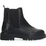 Zwarte Chelsea boots Blokhakken  in maat 41 met Hakhoogte 3cm tot 5cm voor Dames 