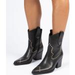 Cowboy Zwarte Laarzen met blokhak Blokhakken  in 38 met Hakhoogte 7cm tot 9 cm met Studs in de Sale voor Dames 
