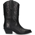 Cowboy Zwarte Metallic Laarzen met blokhak Blokhakken  in 38 in de Sale voor Dames 