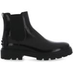 Zwarte Tod's Chelsea boots  in maat 45 met Ronde neuzen in de Sale voor Heren 