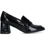 Zwarte Patent Leren Lak Loafers Blokhakken  in maat 42 in de Sale voor Dames 