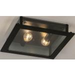Moderne Zwarte Glazen Dimbare E14 Vierkante Plafondlampen Vierkant in de Sale 