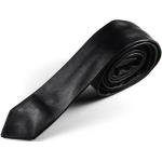 Zwarte Effen stropdassen voor Heren 