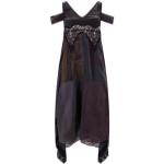 Casual Zwarte Kanten Marine Serre Chique jurken V-hals  in maat S asymmetrische in de Sale voor Dames 