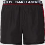 Zwarte Polyamide Stretch Karl Lagerfeld Zwembroeken in de Sale voor Heren 