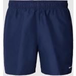 Marine-blauwe Polyester Nike Zwembroeken voor Heren 