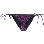 Multicolored Lycra VERSACE All over print Bikini slips  in maat L in de Sale voor Dames 